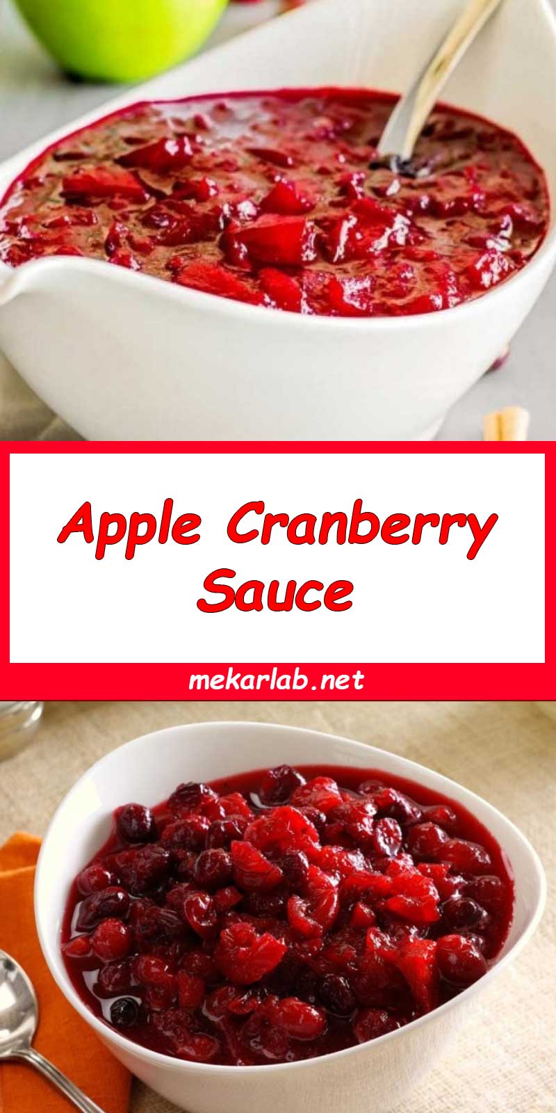 Apple Cranberry Sauce 