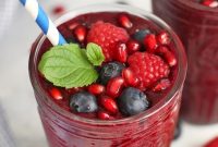 Blueberry Pomegranate Smoothie - Delicious Home Recipes