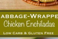 Cabbage Wrapped Chicken Enchiladas - Appetizers