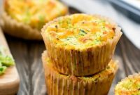 Cheesy Zucchini Muffins Recipe - Delicious Home Recipes