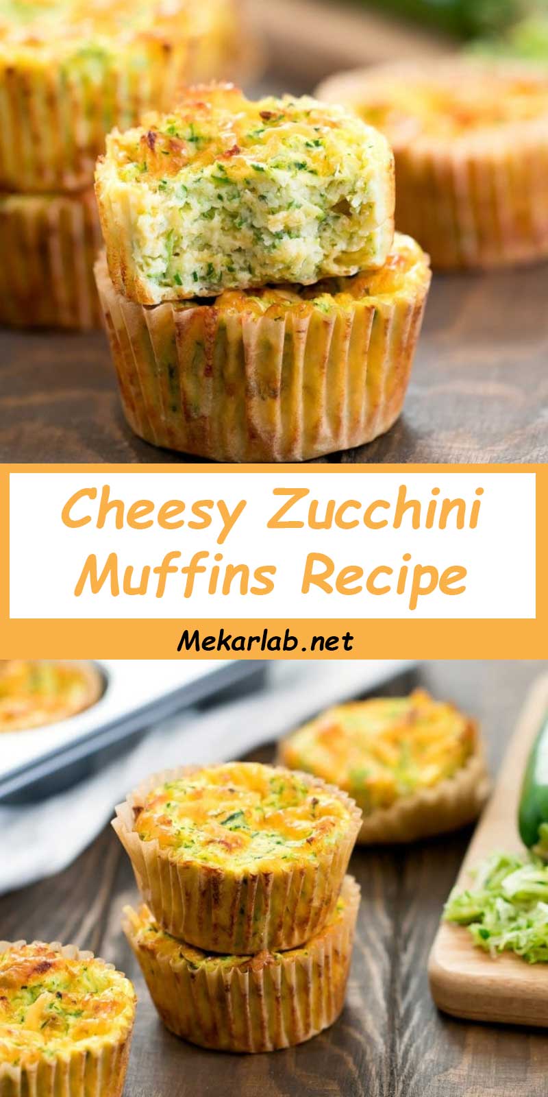 Cheesy Zucchini Muffins Recipe