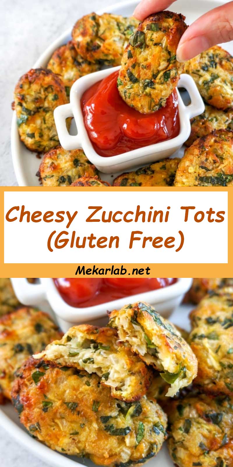 Cheesy Zucchini Tots (Gluten Free)