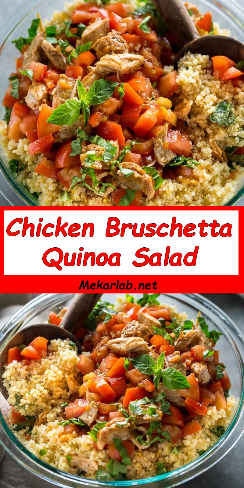 Chicken Bruschetta Quinoa Salad