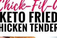 Keto Fried Chicken Tenders Chick-Fil-A Copycat Recipe - Appetizers