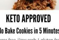 Keto No Bake Cookies In 5 Minutes! - Appetizers
