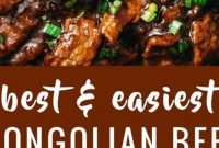 Mongolian Beef Recipe - Appetizers