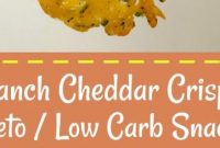 Ranch Cheddar Crisps Delicious - Appetizers