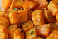Roasted Sweet Potato Cubes - Appetizers