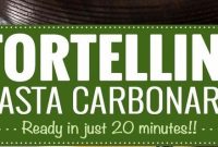 Tortellini Pasta Carbonara - Appetizers