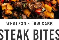 Whole30 Steak with Sweet Potatoes and Peppers - Appetizers