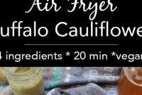 Air Fryer Buffalo Cauliflower - Mom's Recipe Healthy