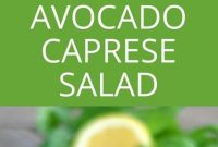 Avocado Caprese Salad - Healthy Living and Lifestyle