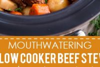BEST SLOW COOKER BEEF STEW - Appetizers