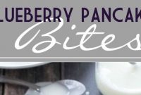 Blueberry Pancake Bites - Appetizers