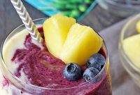 Blueberry Pineapple Galaxy Smoothie - Healthy Living and Lifestyle