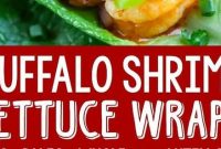 Buffalo Shrimp Lettuce Wrap Tacos - Appetizers