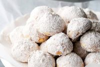 Chai Spiced Snowdrop Cookies Recipe