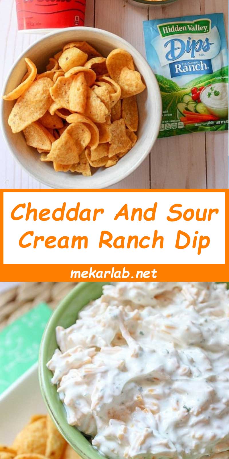 Cheddar And Sour Cream Ranch Dip