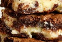 Cheesecake Brownies Recipe - Mom's Recipe Healthy