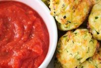 Cheesy Zucchini Tots - Mom's Recipe Healthy