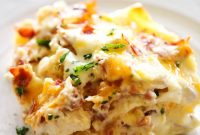 Chicken Bacon Ranch Lasagna - FoodinGrill