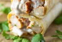Chicken Ranch Wraps - Appetizers