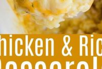 Chicken and Rice Casserole - Mom's Recipe Healthy