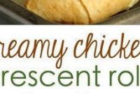 Creamy Chicken With Crescent Rolls