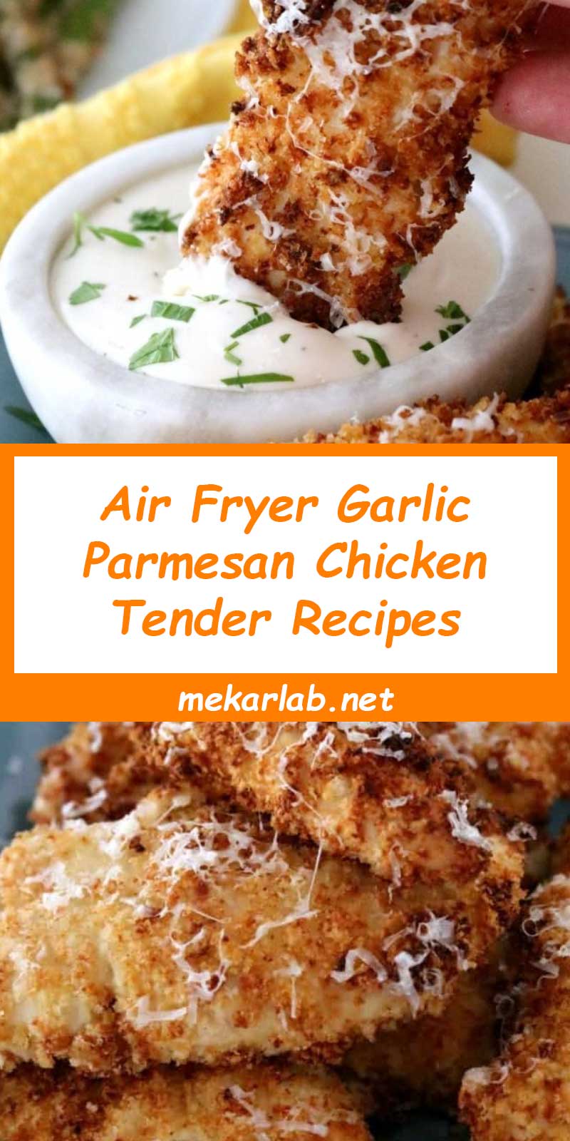 Air Fryer Garlic Parmesan Chicken Tender Recipes