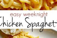 EASY WEEKNIGHT CHICKEN SPAGHETTI - Appetizers