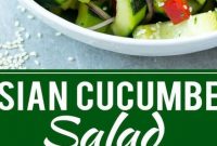 Easy Asian Cucumber Salad - Appetizers