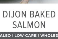 Easy Dijon Baked Salmon - Appetizers
