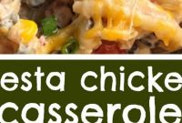 Fiesta Chicken Casserole - Mom's Recipe Healthy