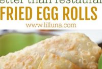 Fried Egg Roll Recipe - Appetizers