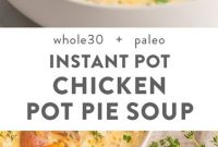 Healthy Chicken Pot Pie Soup (Paleo, Whole30)
