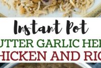Instant Pot Garlic Herb Chicken and Rice