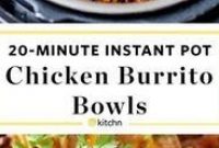 Instant Pot Weeknight Chicken and Rice Burrito Bowls