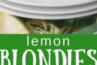 Lemon Blondies - Mom's Recipe Healthy