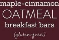 Maple-Cinnamon Oatmeal Breakfast Bars - Mom's Recipe Healthy