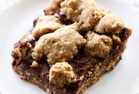 Nutella Oatmeal Cookies Bars - FoodinGrill