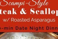 Scampi-Style Steak & Scallops - Mom's Recipe Healthy