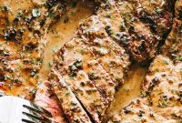 Skillet Bourbon Steak Recipe - FoodinGrill