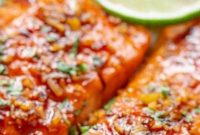 Spicy Honey Glazed Salmon Recipe