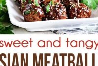Sweet And Tangy Asian Meatballs