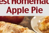 The Best Homemade Apple Pie Recipe - Grandma's Delicious Apple Pie