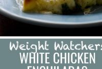 White Chicken Enchiladas - Mom's Recipe Healthy