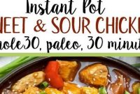 Whole30 instant pot sweet and sour chicken
