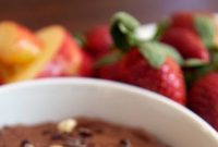 You'll Want to Smother All Your Fruit in This 100-Calorie Chocolate Dessert Hummus
