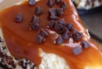 Salted Caramel Chocolate Chip Cheesecake [video]