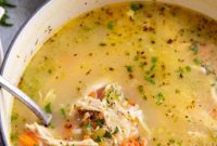 Lemon Chicken Soup with Orzo Recipe